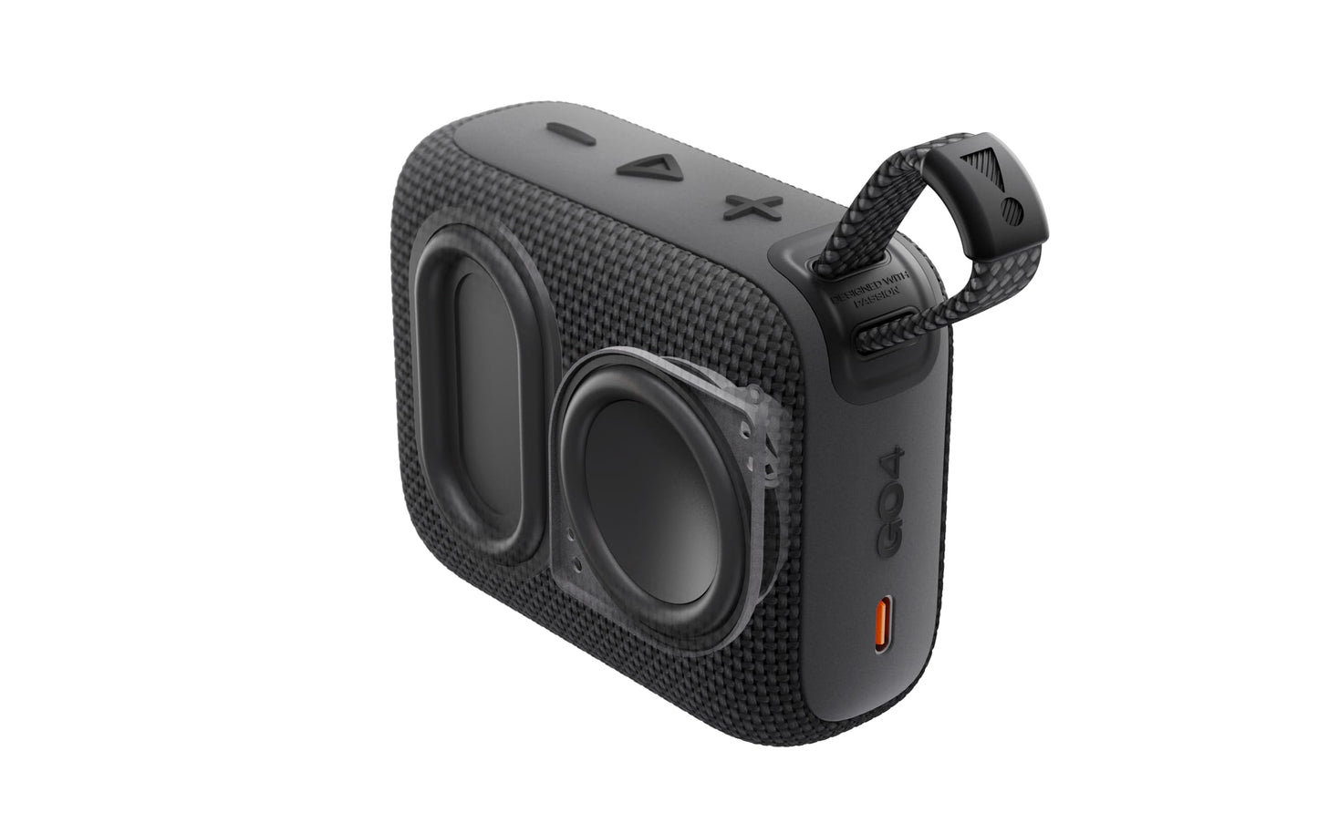 JBL Go 4 - Ultra-Portable, Waterproof and Dustproof Bluetooth Speaker, Big JBL Pro Sound with Punchy bass, 7-Hour Built-in Battery, Made in Part with Recycled Materials (Black)