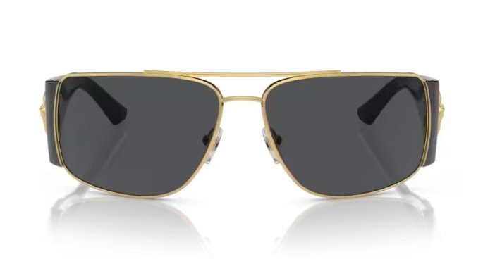 Versace Men's Sunglasses Gold/Black/Grey 0VE2163 100287