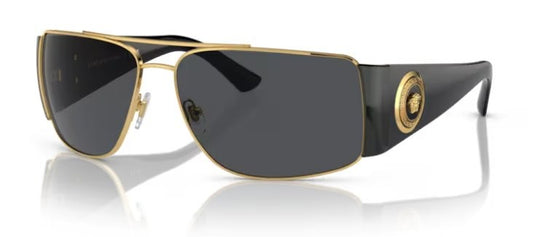 Versace Men's Sunglasses Gold/Black/Grey 0VE2163 100287